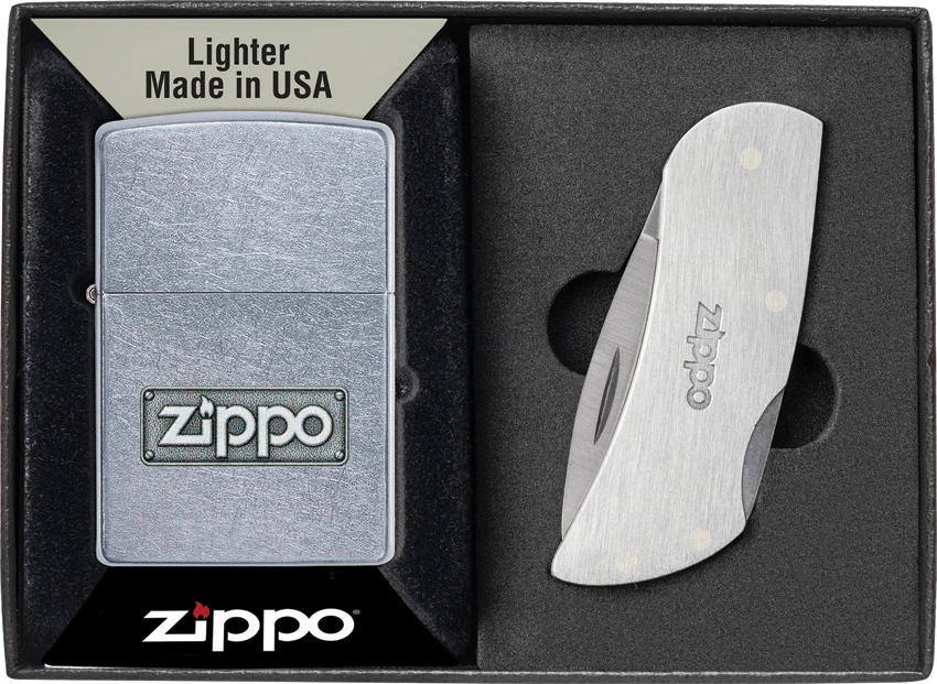 Zippo Lighter and Knife Set, Zippo Lighter and Knife Set for Sale, Zippo Lighter and Knife Set