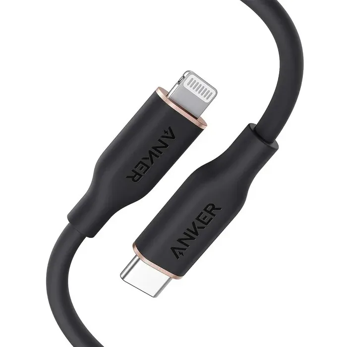 Anker 641 USB-C to Lightning Cable (Flow, 3ft Silicone) Black , Anker 641 USB-C to Lightning Cable (Flow, 3ft Silicone) Black for sale , Anker 641 USB-C to Lightning Cable (Flow, 3ft Silicone) Black for Sale in Pakistan , Anker 641 USB-C to Lightning Cabl