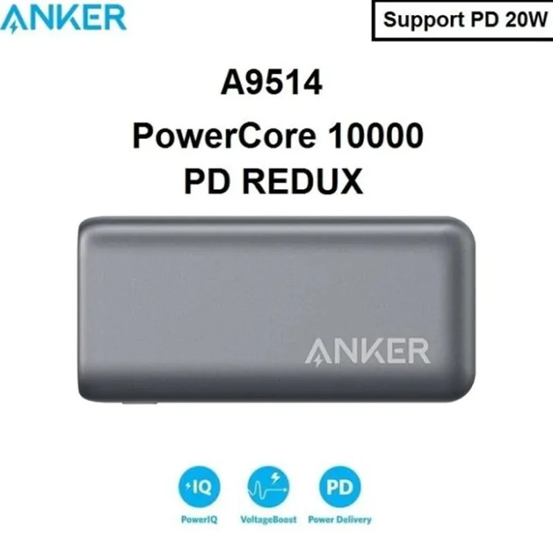 Anker Powercore PD Redux Power Bank 10000mAh Dual Output , Anker Powercore PD Redux Power Bank 10000mAh Dual Output for sale , Anker Powercore PD Redux Power Bank 10000mAh Dual Output for Sale in Pakistan , Anker Powercore PD Redux Power Bank 10000mAh Dua