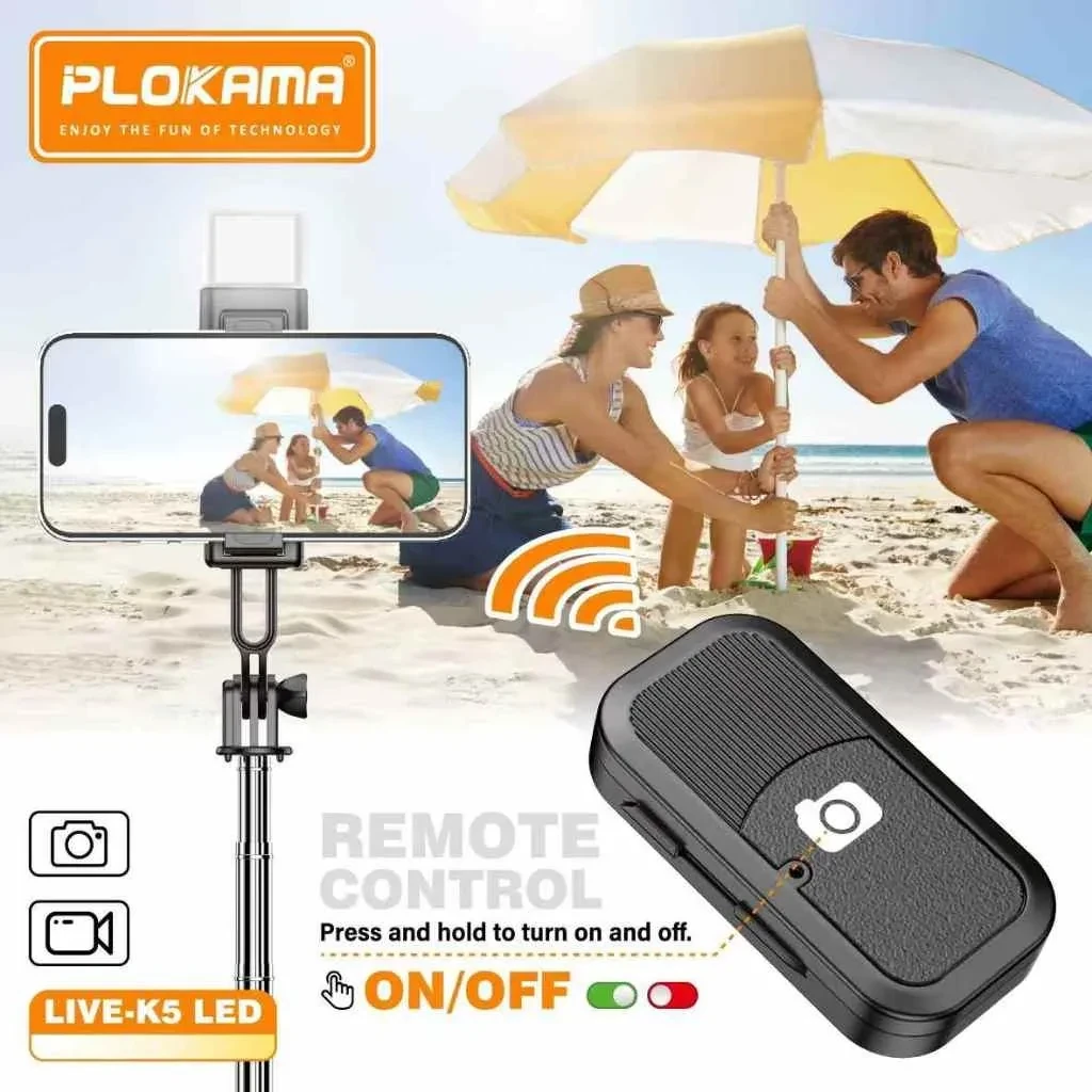 PLOKAMA SELFIE STICK LIVE K5 LED , PLOKAMA SELFIE STICK LIVE K5 LED for sale , PLOKAMA SELFIE STICK LIVE K5 LED for Sale in Pakistan , PLOKAMA SELFIE STICK LIVE K5 LED Available in Pakistan , PLOKAMA SELFIE STICK LIVE K5 LED in lowest price
