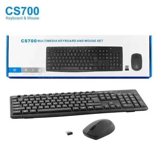 WIRELESS KEYBOARD MOUSE SET CS700 H518 KM816 30P , WIRELESS KEYBOARD MOUSE SET CS700 H518 KM816 30P for sale , WIRELESS KEYBOARD MOUSE SET CS700 H518 KM816 30P for Sale in Pakistan , WIRELESS KEYBOARD MOUSE SET CS700 H518 KM816 30P Available in Pakistan ,