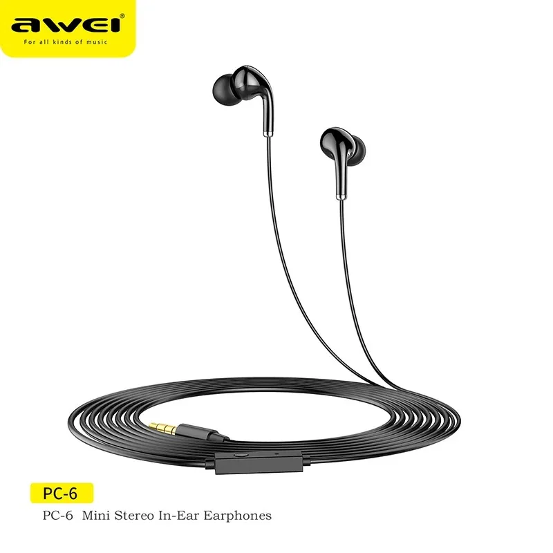 Awei PC-6/PC-6T Wired Earphones 3.5mm , Awei PC-6/PC-6T Wired Earphones 3.5mm for sale , Awei PC-6/PC-6T Wired Earphones 3.5mm for Sale in Pakistan , Awei PC-6/PC-6T Wired Earphones 3.5mm Available in Pakistan , Awei PC-6/PC-6T Wired Earphones 3.5mm in lo