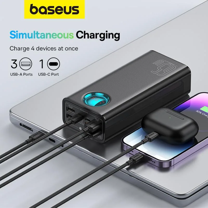 Baseus 26800mAh Amblight Digital Display Fast Charge Power Bank Cluster Black , Baseus 26800mAh Amblight Digital Display Fast Charge Power Bank Cluster Black for sale , Baseus 26800mAh Amblight Digital Display Fast Charge Power Bank Cluster Black for Sale