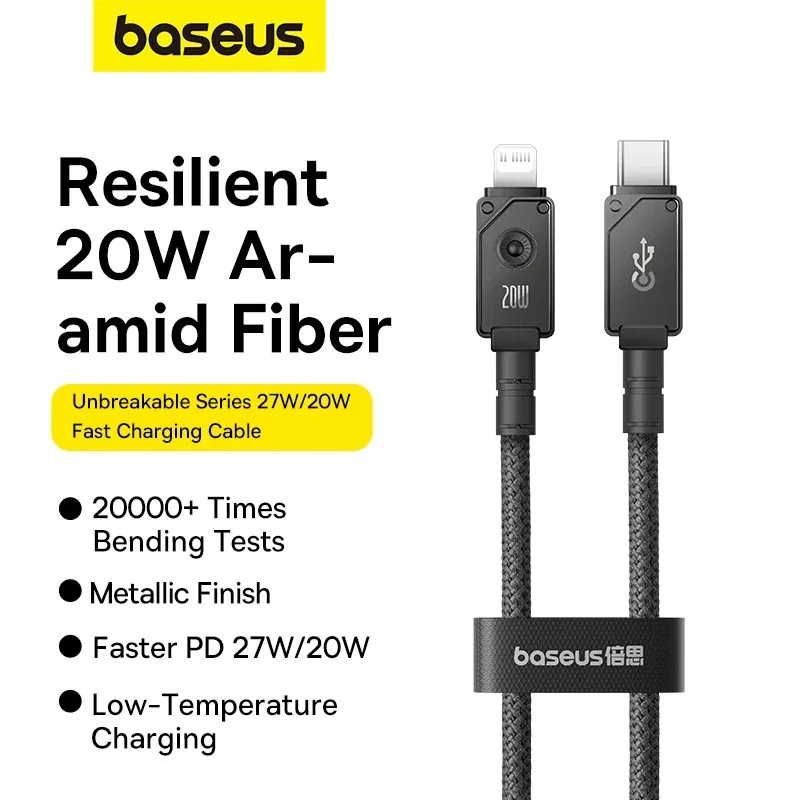 Baseus 2meter Unbreakable Series Fast Charging Data Cable Type-C to iP 20W , Baseus 2meter Unbreakable Series Fast Charging Data Cable Type-C to iP 20W for sale , Baseus 2meter Unbreakable Series Fast Charging Data Cable Type-C to iP 20W for Sale in Pakis