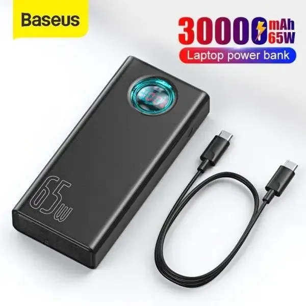 Baseus Amblight Digital  Display Quick Charge Power Bank 30000mAh 65W , Baseus Amblight Digital  Display Quick Charge Power Bank 30000mAh 65W for sale , Baseus Amblight Digital  Display Quick Charge Power Bank 30000mAh 65W for Sale in Pakistan , Baseus Am
