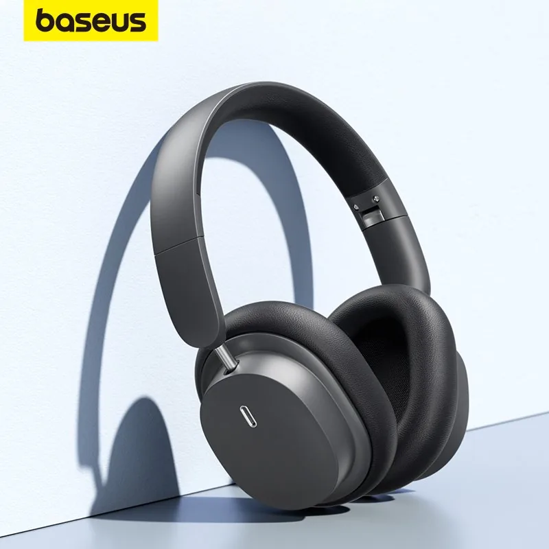 Baseus Bowie D05 Wireless Headphone Bluetooth 5.3 Earphone HIFI Stereo Headset 40mm Driver Foldable Over Ear Headphone 70H Time , Baseus Bowie D05 Wireless Headphone Bluetooth 5.3 Earphone HIFI Stereo Headset 40mm Driver Foldable Over Ear Headphone 70H Ti