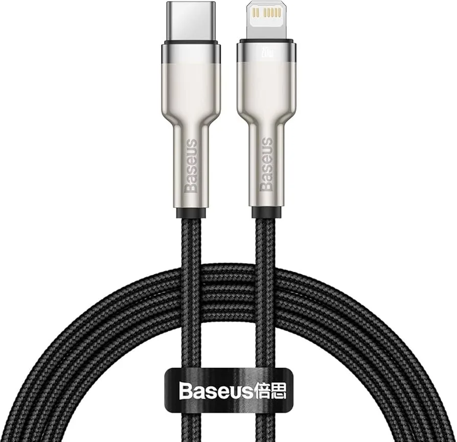 Baseus Cafule Series Metal Data Cable Type-C to iPhone PD 20W 1m Black , Baseus Cafule Series Metal Data Cable Type-C to iPhone PD 20W 1m Black for sale , Baseus Cafule Series Metal Data Cable Type-C to iPhone PD 20W 1m Black for Sale in Pakistan , Baseus