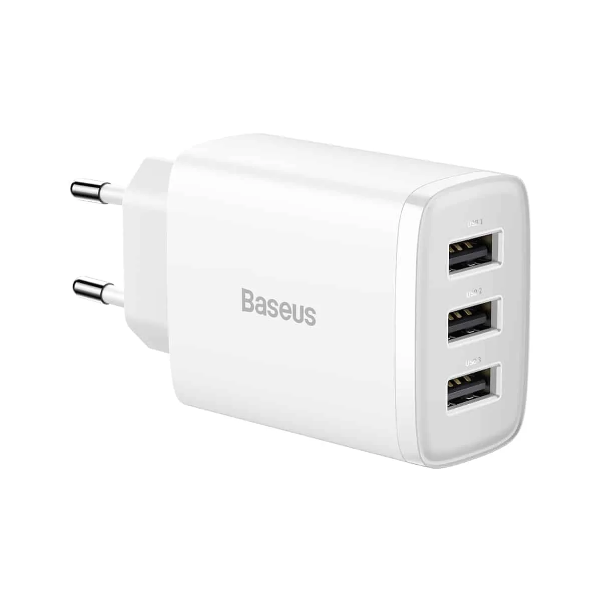 Baseus Compact Charger 3U 17W EU , Baseus Compact Charger 3U 17W EU for sale , Baseus Compact Charger 3U 17W EU for Sale in Pakistan , Baseus Compact Charger 3U 17W EU Available in Pakistan , Baseus Compact Charger 3U 17W EU in lowest price