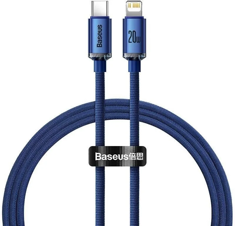 Baseus Crystal Shine Series USB-C To Lightning 20W Fast Charging Data Cable , Baseus Crystal Shine Series USB-C To Lightning 20W Fast Charging Data Cable for sale , Baseus Crystal Shine Series USB-C To Lightning 20W Fast Charging Data Cable for Sale in Pa