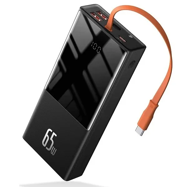 Baseus ELF Digital Display Fast Charging Power Bank 20000mAh 65W Black , Baseus ELF Digital Display Fast Charging Power Bank 20000mAh 65W Black for sale , Baseus ELF Digital Display Fast Charging Power Bank 20000mAh 65W Black for Sale in Pakistan , Baseus