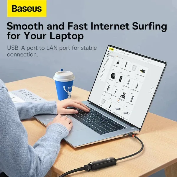 Baseus Lite Series Ethernet Adapter Type-C to RJ45 LAN Port (1000Mbps) , Baseus Lite Series Ethernet Adapter Type-C to RJ45 LAN Port (1000Mbps) for sale , Baseus Lite Series Ethernet Adapter Type-C to RJ45 LAN Port (1000Mbps) for Sale in Pakistan , Baseus