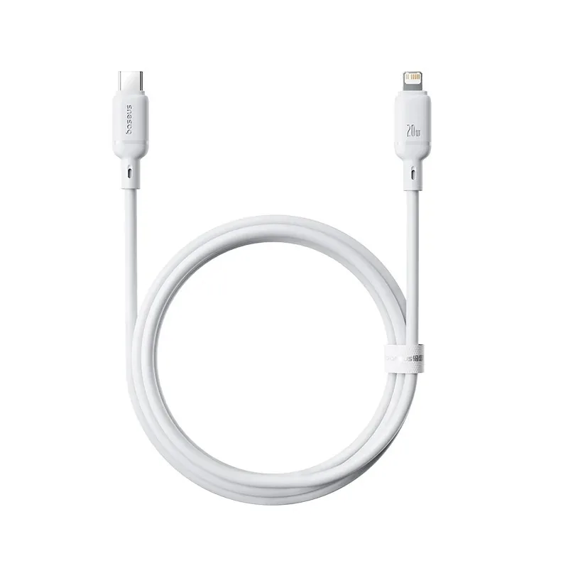 Baseus Silky Series Fast Charging Cable Type-C to IP 20W Moon White , Baseus Silky Series Fast Charging Cable Type-C to IP 20W Moon White for sale , Baseus Silky Series Fast Charging Cable Type-C to IP 20W Moon White for Sale in Pakistan , Baseus Silky Se