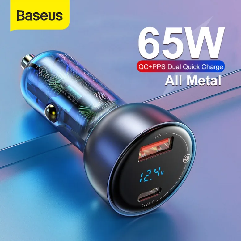 Baseus Type-C 65W 5A SCP Quick Charge 4.0 + Power Delivery 3.0 Digital Display Car Mobile Charger , Baseus Type-C 65W 5A SCP Quick Charge 4.0 + Power Delivery 3.0 Digital Display Car Mobile Charger for sale , Baseus Type-C 65W 5A SCP Quick Charge 4.0 + Po