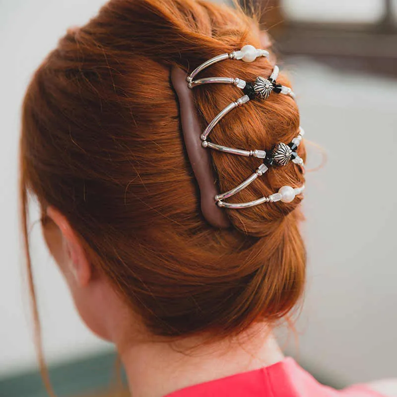 Pins for Women Hair Accessories Retro Double Beaded Hair Magic Comb Clip , Pins for Women Hair Accessories Retro Double Beaded Hair Magic Comb Clip for sale , Pins for Women Hair Accessories Retro Double Beaded Hair Magic Comb Clip for Sale in Pakistan , 