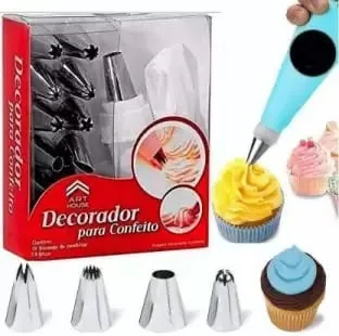 Cake Decorating Set Frosting Icing Piping Bag Tips with Steel Nozzles Decorate your baked preparations with ease using the Cakeware cake decorating , Cake Decorating Set Frosting Icing Piping Bag Tips with Steel Nozzles Decorate your baked preparations wi