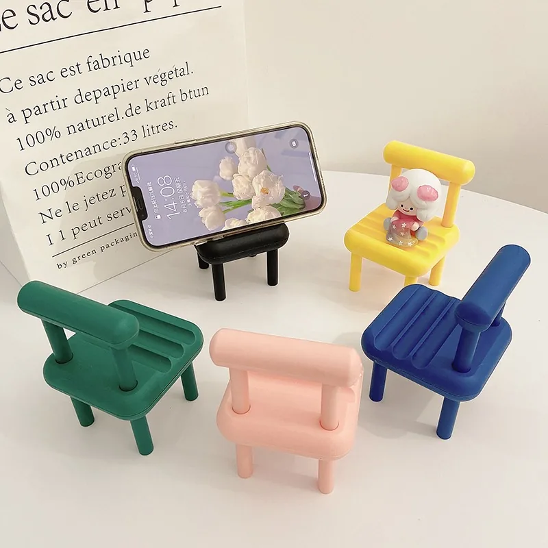 Creative Chair Mobile Phone Bracket Desktop Chair Stand Three-Gear Adjustment Lazy Bracket Foldable Portable Mini Phone Holde , Creative Chair Mobile Phone Bracket Desktop Chair Stand Three-Gear Adjustment Lazy Bracket Foldable Portable Mini Phone Holde f
