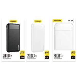 DUDAO K18 20000mAh Fast Charging Powerbank , DUDAO K18 20000mAh Fast Charging Powerbank for sale , DUDAO K18 20000mAh Fast Charging Powerbank for Sale in Pakistan , DUDAO K18 20000mAh Fast Charging Powerbank Available in Pakistan , DUDAO K18 20000mAh Fast