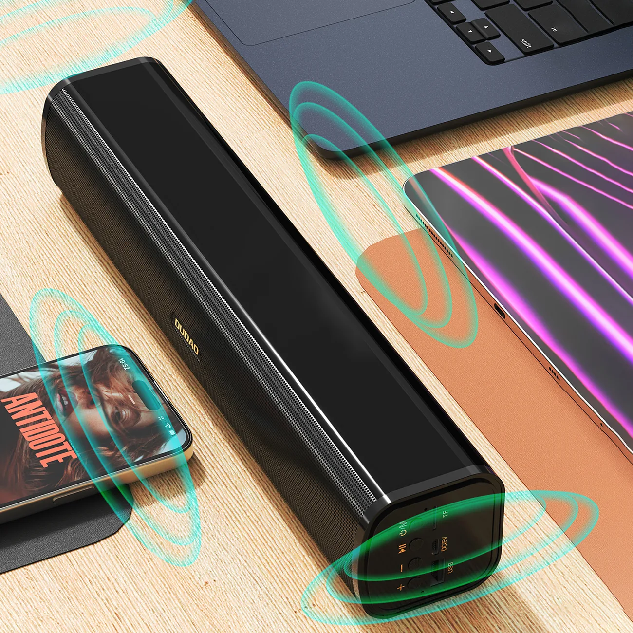 Dudao Y2+ Bluetooth 5.0 Speaker 2400mAh – Black , Dudao Y2+ Bluetooth 5.0 Speaker 2400mAh – Black for sale , Dudao Y2+ Bluetooth 5.0 Speaker 2400mAh – Black for Sale in Pakistan , Dudao Y2+ Bluetooth 5.0 Speaker 2400mAh – Black Available in Pakistan , Dud