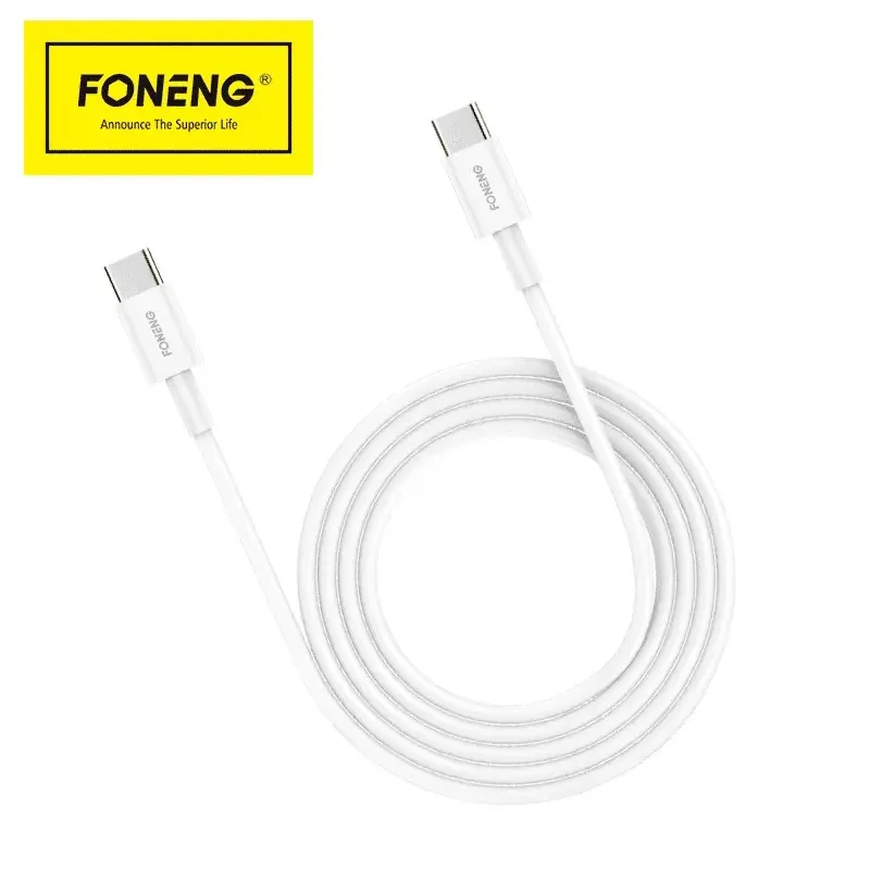 Foneng High Quality C to C Fast Charging Cable X55 (60W,2Meter) , Foneng High Quality C to C Fast Charging Cable X55 (60W,2Meter) for sale , Foneng High Quality C to C Fast Charging Cable X55 (60W,2Meter) for Sale in Pakistan , Foneng High Quality C to C 