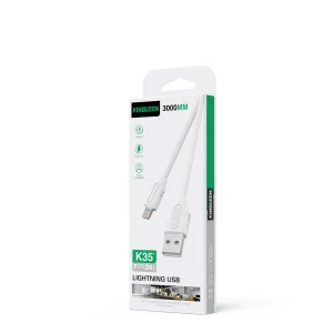 KINGLEEN USB TO IPHONE 3 METER DATA CABLE K35 , KINGLEEN USB TO IPHONE 3 METER DATA CABLE K35 for sale , KINGLEEN USB TO IPHONE 3 METER DATA CABLE K35 for Sale in Pakistan , KINGLEEN USB TO IPHONE 3 METER DATA CABLE K35 Available in Pakistan , KINGLEEN US
