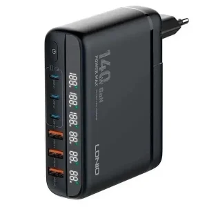 LDNIO 140W GaN Super Fast Desktop Charger A6140C , LDNIO 140W GaN Super Fast Desktop Charger A6140C for sale , LDNIO 140W GaN Super Fast Desktop Charger A6140C for Sale in Pakistan , LDNIO 140W GaN Super Fast Desktop Charger A6140C Available in Pakistan ,