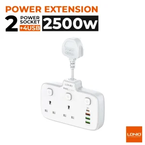 LDNIO 2AC Outlets Portable Electrical Extension Socket SC2413 , LDNIO 2AC Outlets Portable Electrical Extension Socket SC2413 for sale , LDNIO 2AC Outlets Portable Electrical Extension Socket SC2413 for Sale in Pakistan , LDNIO 2AC Outlets Portable Electr