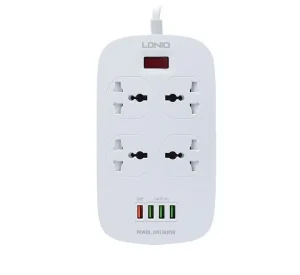 LDNIO SC4407 Heavy Duty Power Socket Extension 4 Power Plug Socket & 4-USB Port with 2M Cord , LDNIO SC4407 Heavy Duty Power Socket Extension 4 Power Plug Socket & 4-USB Port with 2M Cord for sale , LDNIO SC4407 Heavy Duty Power Socket Extension 4 Power P