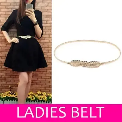 Luxury Style Leaf Shape Belts For Girl Women’s Belt Gold Silver Leaf Elastic Metal Stretch High Waist Band Dress Cummerbund Wedding , Luxury Style Leaf Shape Belts For Girl Women’s Belt Gold Silver Leaf Elastic Metal Stretch High Waist Band Dress Cummerbu