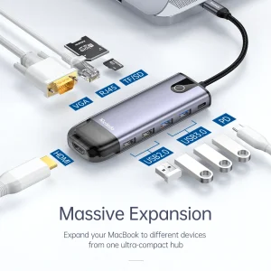 MCDODO 10-in-1 USB-C Multiports Hub HU-7420 , MCDODO 10-in-1 USB-C Multiports Hub HU-7420 for sale , MCDODO 10-in-1 USB-C Multiports Hub HU-7420 for Sale in Pakistan , MCDODO 10-in-1 USB-C Multiports Hub HU-7420 Available in Pakistan , MCDODO 10-in-1 USB-