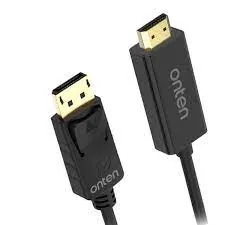 Onten DP303 DisplayPort Male To HDMI Male 4K @30Hz Cable 3M , Onten DP303 DisplayPort Male To HDMI Male 4K @30Hz Cable 3M for sale , Onten DP303 DisplayPort Male To HDMI Male 4K @30Hz Cable 3M for Sale in Pakistan , Onten DP303 DisplayPort Male To HDMI Ma