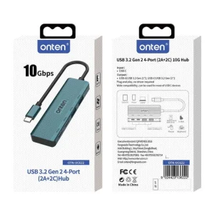 ONTEN UC622 4 in 1 Type-C To USB 3.2*2 +Type-C 3.2*2 Hub , ONTEN UC622 4 in 1 Type-C To USB 3.2*2 +Type-C 3.2*2 Hub for sale , ONTEN UC622 4 in 1 Type-C To USB 3.2*2 +Type-C 3.2*2 Hub for Sale in Pakistan , ONTEN UC622 4 in 1 Type-C To USB 3.2*2 +Type-C 3