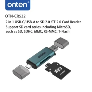 Onten USB 2-in-1 SD 2.0/TF 2.0 Card Reader OTN-CR532 , Onten USB 2-in-1 SD 2.0/TF 2.0 Card Reader OTN-CR532 for sale , Onten USB 2-in-1 SD 2.0/TF 2.0 Card Reader OTN-CR532 for Sale in Pakistan , Onten USB 2-in-1 SD 2.0/TF 2.0 Card Reader OTN-CR532 Availab