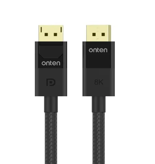 ONTEN V1.4 8K@60HZ DisplayPort To DisplayPort Cable , ONTEN V1.4 8K@60HZ DisplayPort To DisplayPort Cable for sale , ONTEN V1.4 8K@60HZ DisplayPort To DisplayPort Cable for Sale in Pakistan , ONTEN V1.4 8K@60HZ DisplayPort To DisplayPort Cable Available i