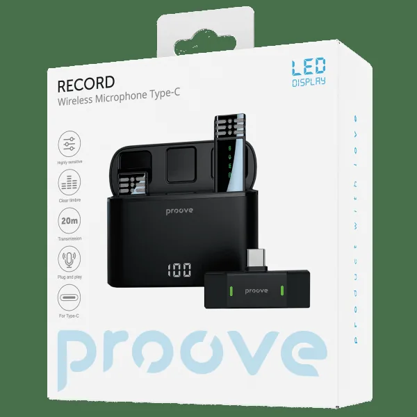 Proove Wireless Microphone Record Type-C , Proove Wireless Microphone Record Type-C for sale , Proove Wireless Microphone Record Type-C for Sale in Pakistan , Proove Wireless Microphone Record Type-C Available in Pakistan , Proove Wireless Microphone Reco