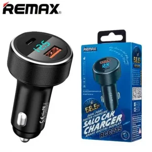 REMAX Salo Series 58.5W PD+QC Fast Charging Car Charger (RCC215) , REMAX Salo Series 58.5W PD+QC Fast Charging Car Charger (RCC215) for sale , REMAX Salo Series 58.5W PD+QC Fast Charging Car Charger (RCC215) for Sale in Pakistan , REMAX Salo Series 58.5W 
