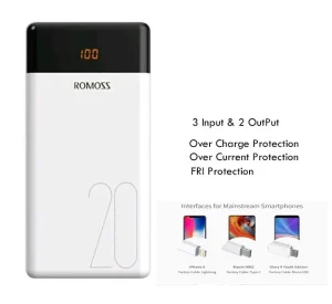 Romoss LT20 20000mAh Power Bank For Smart Device Mobile Phone Tablet , Romoss LT20 20000mAh Power Bank For Smart Device Mobile Phone Tablet for sale , Romoss LT20 20000mAh Power Bank For Smart Device Mobile Phone Tablet for Sale in Pakistan , Romoss LT20 