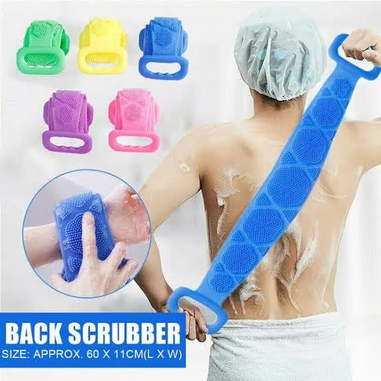 Silicone Back Bath Body Brush Back Scrubber Massage Shower Rubbing Back Belt Exfoliating Dead Skin , Silicone Back Bath Body Brush Back Scrubber Massage Shower Rubbing Back Belt Exfoliating Dead Skin for sale , Silicone Back Bath Body Brush Back Scrubber 