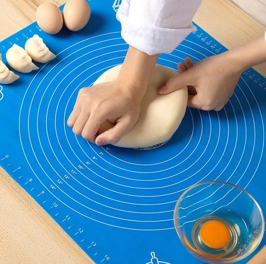 Silicone Baking Mat Sheet Large Kneading Pad for Rolling Dough Pizza Dough Non-Stick Maker Pastry Kitchen Accessories , Silicone Baking Mat Sheet Large Kneading Pad for Rolling Dough Pizza Dough Non-Stick Maker Pastry Kitchen Accessories for sale , Silico