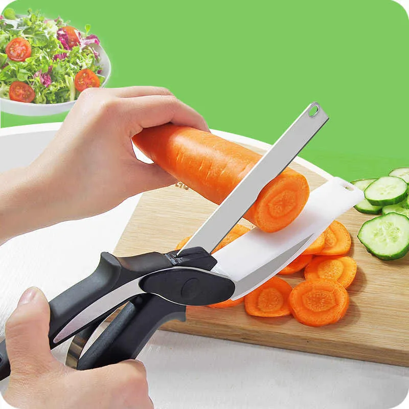 Smart Kitchen Knife Shears Vegetable and Salad Cutter , Clever Cutter , Smart Kitchen Knife Shears Vegetable and Salad Cutter , Clever Cutter for sale , Smart Kitchen Knife Shears Vegetable and Salad Cutter , Clever Cutter for Sale in Pakistan , Smart Kit