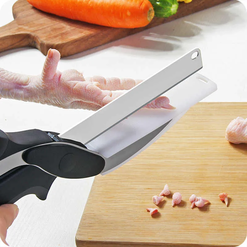 Smart Kitchen Knife Shears Vegetable and Salad Cutter , Clever Cutter , Smart Kitchen Knife Shears Vegetable and Salad Cutter , Clever Cutter for sale , Smart Kitchen Knife Shears Vegetable and Salad Cutter , Clever Cutter for Sale in Pakistan , Smart Kit