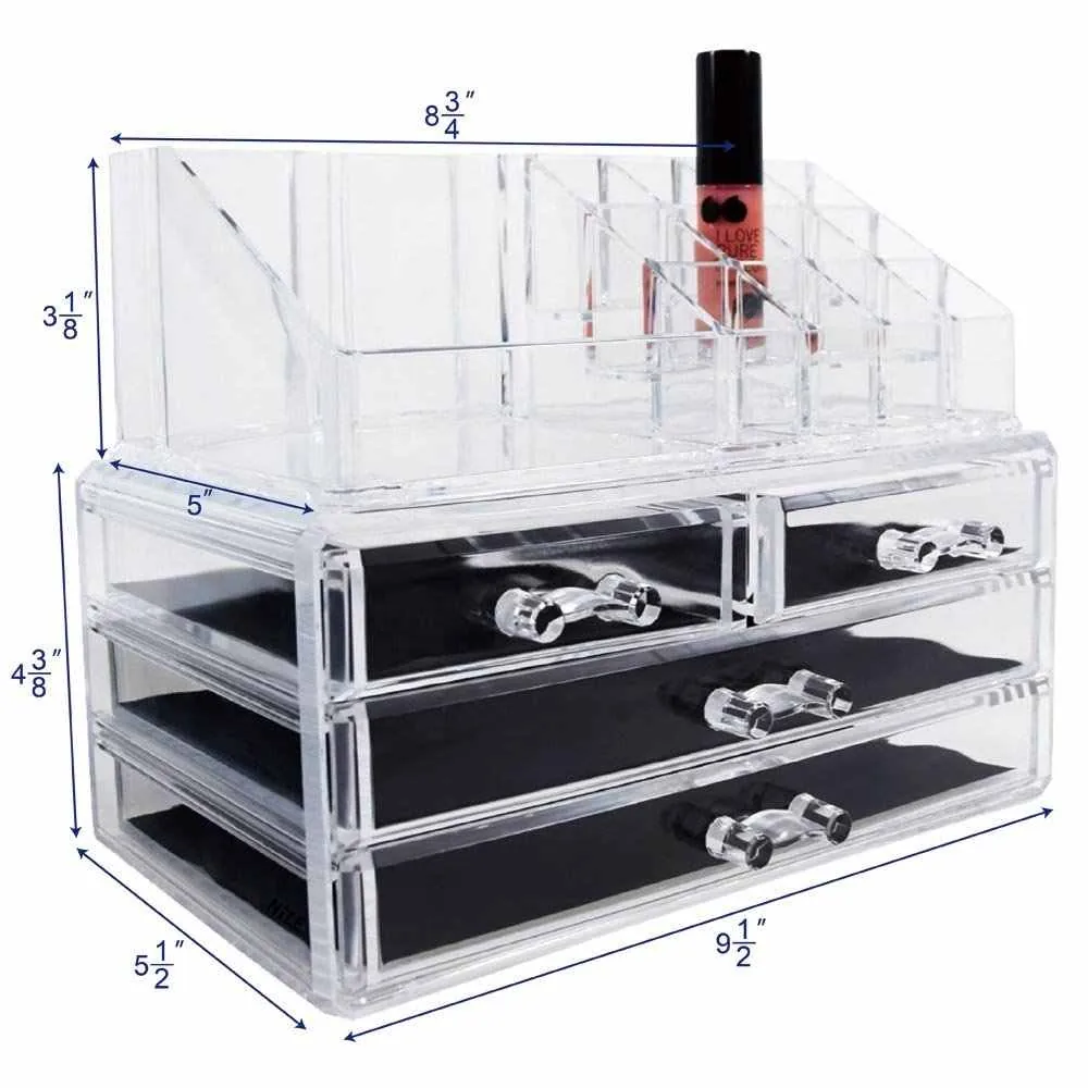 CHOICE FUN Stackable Desk Table Clear Plastic Make Up Storage Box Organizer , CHOICE FUN Stackable Desk Table Clear Plastic Make Up Storage Box Organizer for sale , CHOICE FUN Stackable Desk Table Clear Plastic Make Up Storage Box Organizer for Sale in Pa