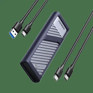 Ugreen 90408 10Gbps M.2 NVMe SATA SSD Hard Drive Enclosure With 2 Cables , Ugreen 90408 10Gbps M.2 NVMe SATA SSD Hard Drive Enclosure With 2 Cables for sale , Ugreen 90408 10Gbps M.2 NVMe SATA SSD Hard Drive Enclosure With 2 Cables for Sale in Pakistan , 