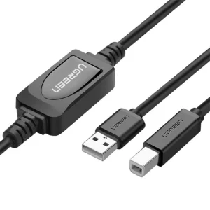UGREEN USB 2.0 A Male to B Male Active Printer Cable , UGREEN USB 2.0 A Male to B Male Active Printer Cable for sale , UGREEN USB 2.0 A Male to B Male Active Printer Cable for Sale in Pakistan , UGREEN USB 2.0 A Male to B Male Active Printer Cable Availab