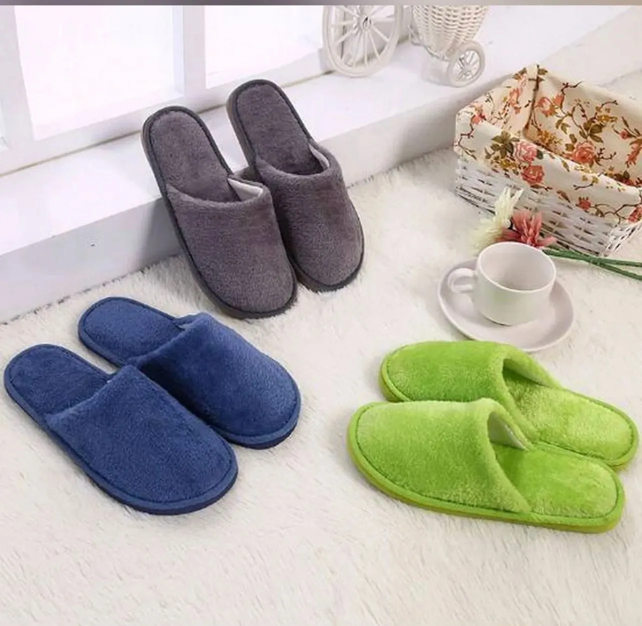 Women Shoe Home Slippers Autumn Winter Warm Furry Plush Shoes Indoor Bedroom Slipper (Mix Random Colour) 1 , Women Shoe Home Slippers Autumn Winter Warm Furry Plush Shoes Indoor Bedroom Slipper (Mix Random Colour) 1 for sale , Women Shoe Home Slippers Aut