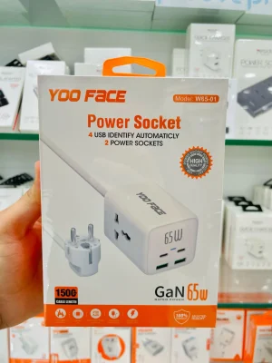Yoo Face 2C+2U 65W Power Socket W65-01 , Yoo Face 2C+2U 65W Power Socket W65-01 for sale , Yoo Face 2C+2U 65W Power Socket W65-01 for Sale in Pakistan , Yoo Face 2C+2U 65W Power Socket W65-01 Available in Pakistan , Yoo Face 2C+2U 65W Power Socket W65-01 